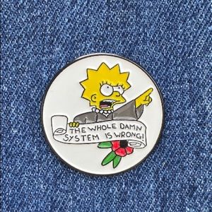 🎉 New Judge Lisa Simpson Brooch Pin